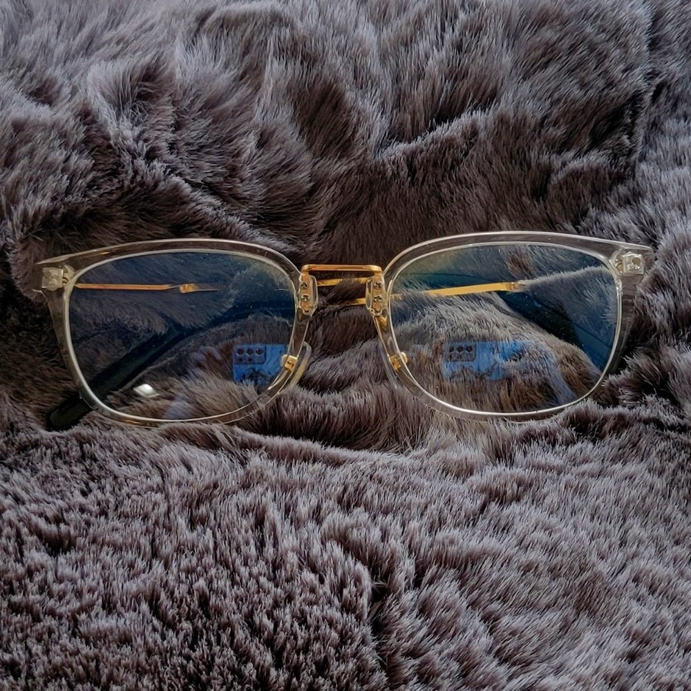 Horn Frame * UV & Blue Light Blocking * Rimmed * Glasses